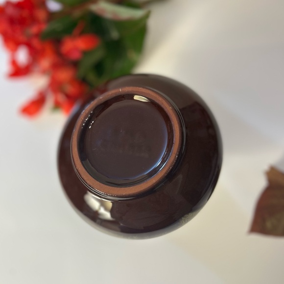 *EUC* Vintage MCM Blue Mountain Pottery Flower Vase in the Harvest Gold Glaze - Picture 5 of 9